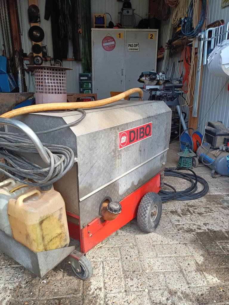 Stoom cleaner.  Dibo, Ophalen, Benzine