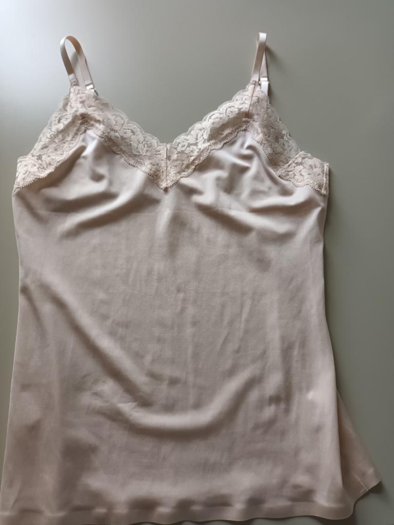 Ten Cate Spaghetti Top Lace NIEUW M - Almond, Ten Cate, Ophalen of Verzenden, Hemd