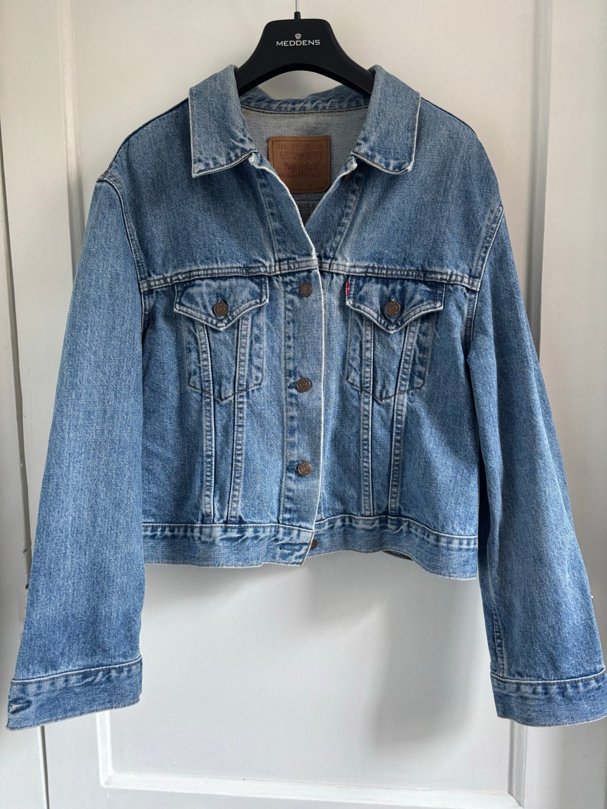 Levi's spijkerjack XL, Ophalen of Verzenden, Gedragen, Maat 46/48 (XL) of groter, Blauw