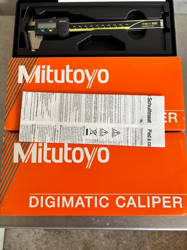 Te koop 2 stuks Mitutoyo Digitale Schuifmaat 150mm - Nieuw!, Ophalen, Nieuw, Overige meters