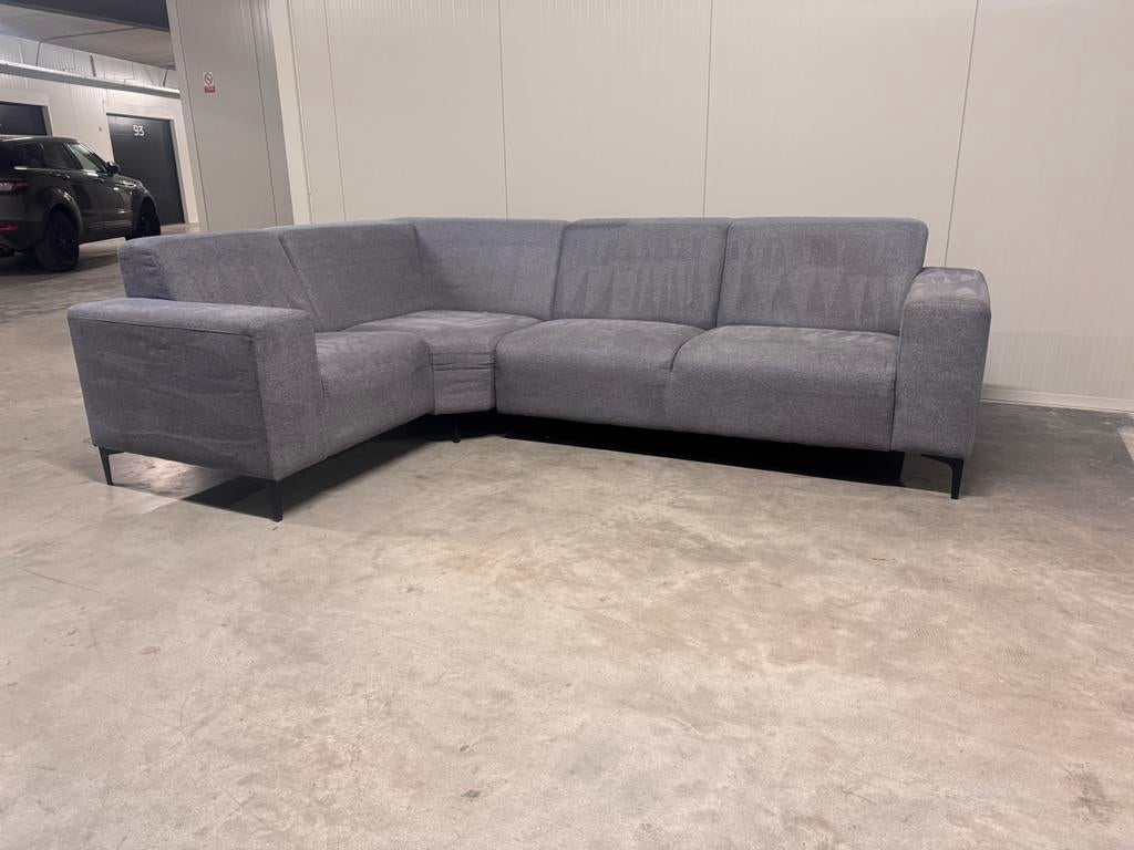 Prachtige Hoekbank Grijs GRATIS BEZORGING, Huis en Inrichting, Banken | Bankstellen, Zo goed als nieuw, Vierpersoons of meer, 150 cm of meer