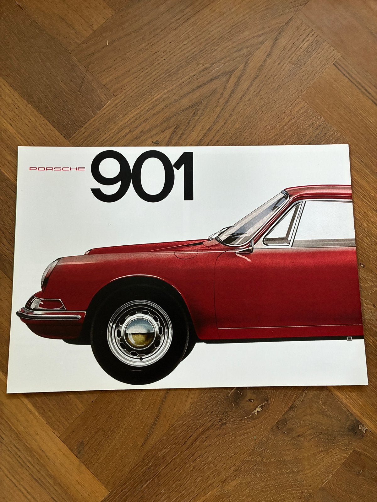 Porsche 901 reprint brochure, Verzenden, Zo goed als nieuw, Porsche