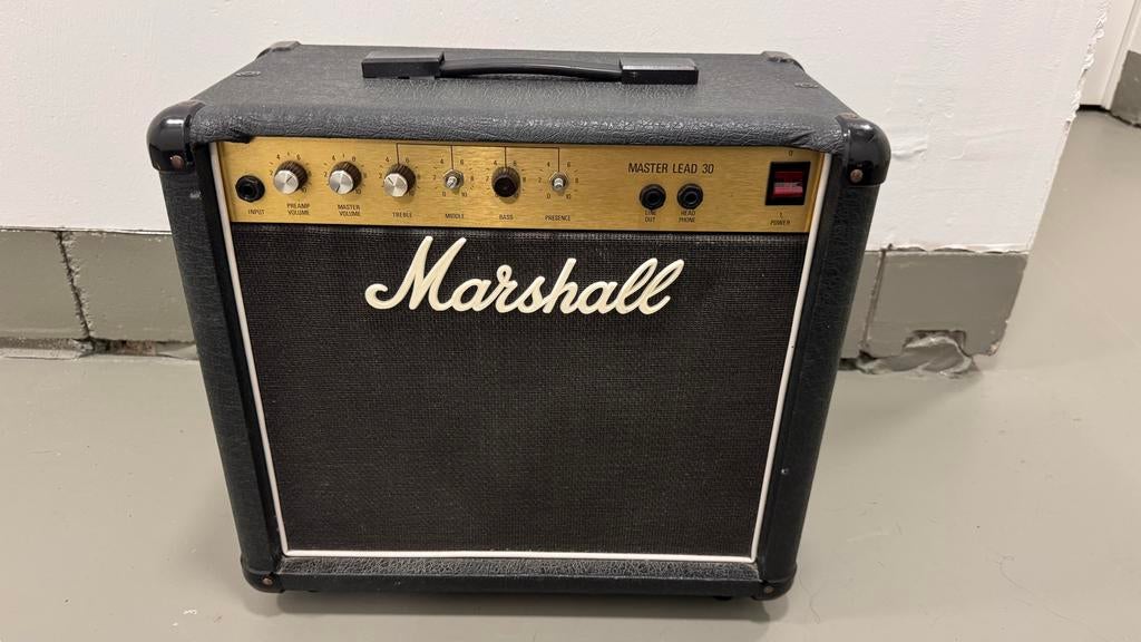 Marshall Master Lead 30 Model 5010 gitaarversterker, Ophalen of Verzenden, Gebruikt, Gitaar, Minder dan 50 watt