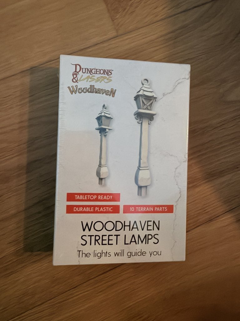 Dungeons & Lasers - Woodhaven Street Lamps, Ophalen of Verzenden, Nieuw, Dungeons & Lasers