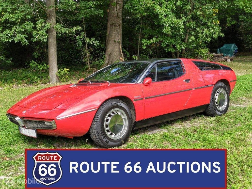 Maserati Bora 4.7 | 1972 | Route 66 Auctions, Maserati, Overige carrosserieën, Zwart, Bedrijf