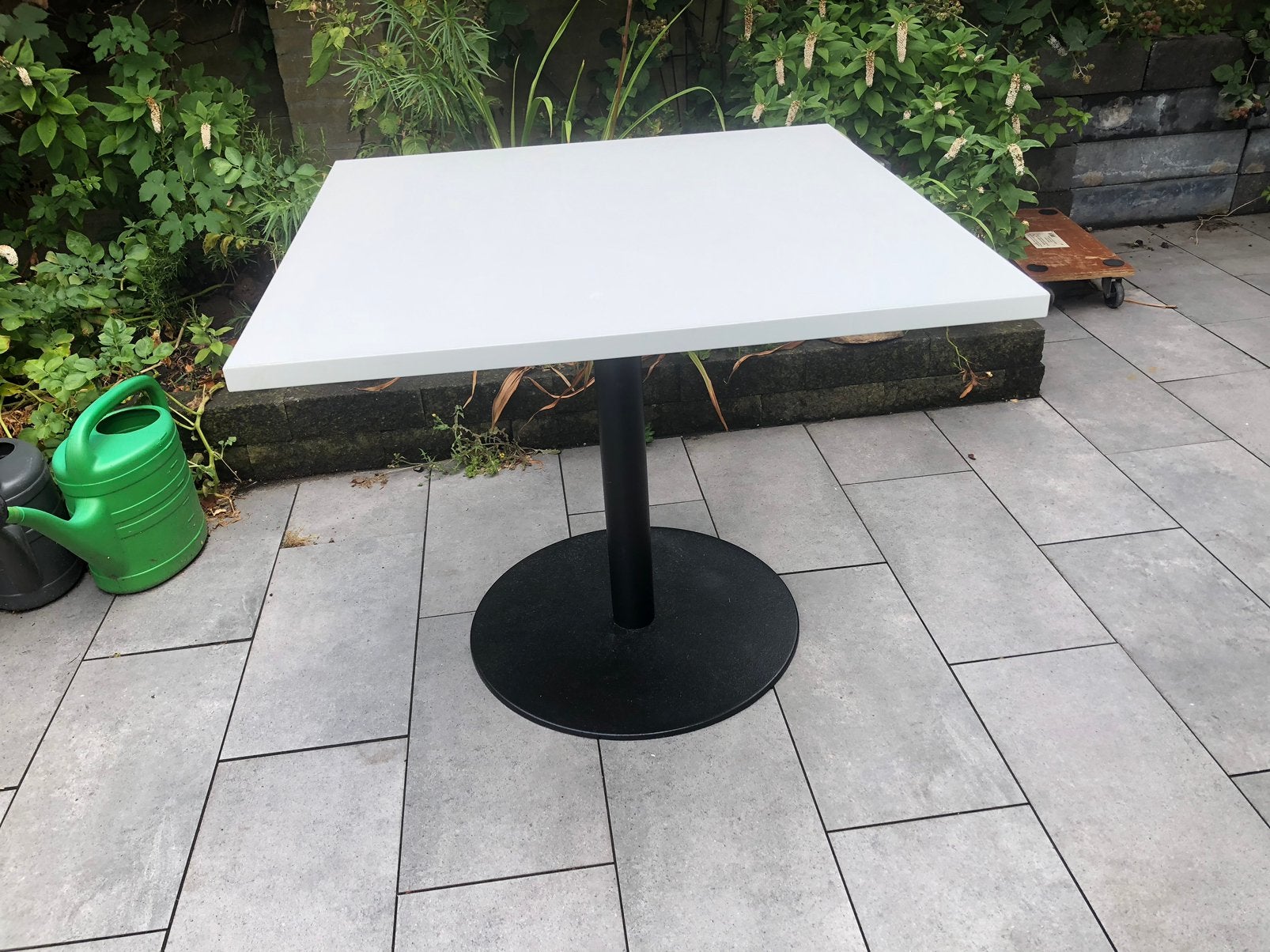 Tuintafel, Tuin en Terras, Tuintafels, Ophalen, Gebruikt, Rechthoekig, Metaal