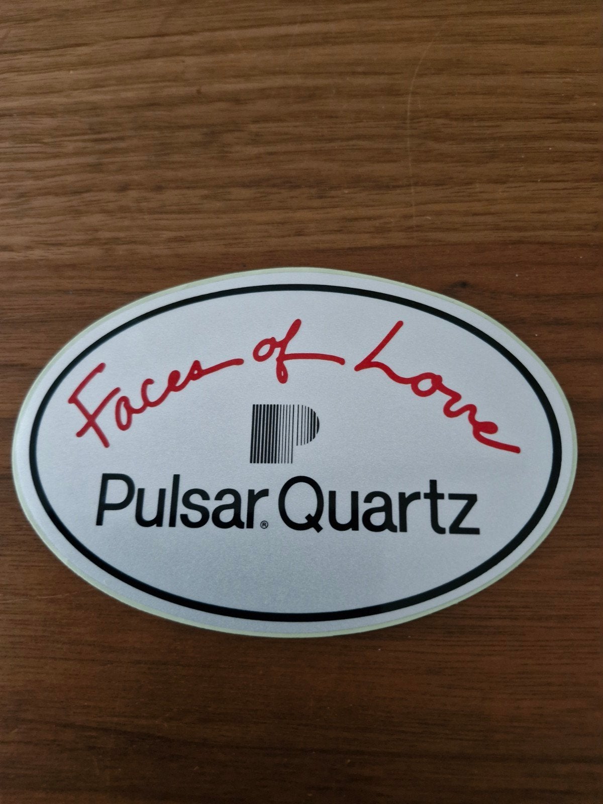 10604 Vintage "Faces of Love Pulsar Quartz" sticker, Ophalen of Verzenden, Nieuw, Overige typen