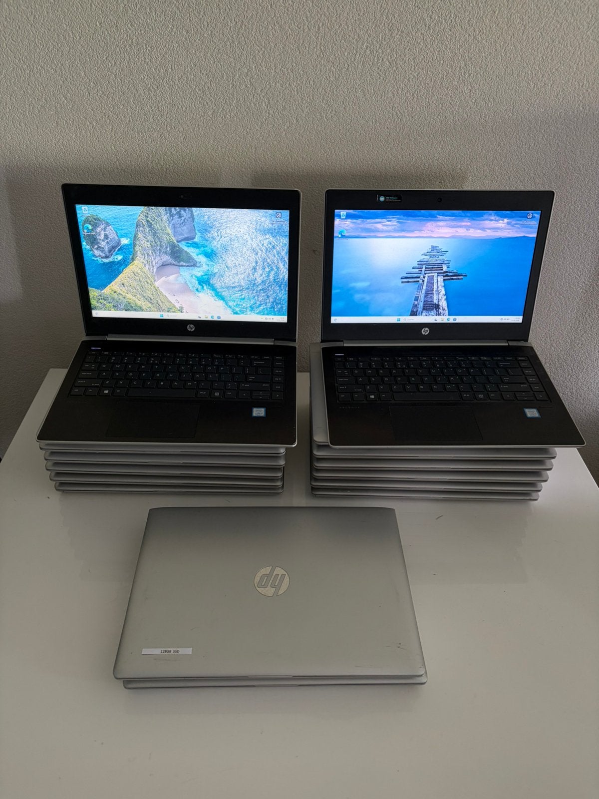 Partij 16x HP Laptops - Core i5 8e generatie - 8GB-256GB SSD, Ophalen, Hp, Qwerty, 8 GB