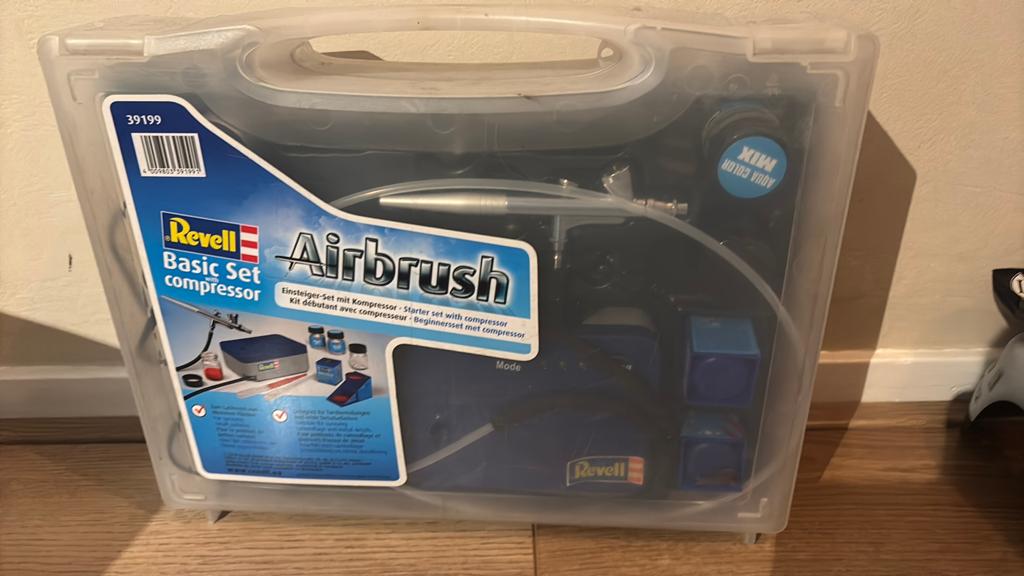 Airbrush set revell zgan, Ophalen of Verzenden, Zo goed als nieuw, Airbrush en Toebehoren