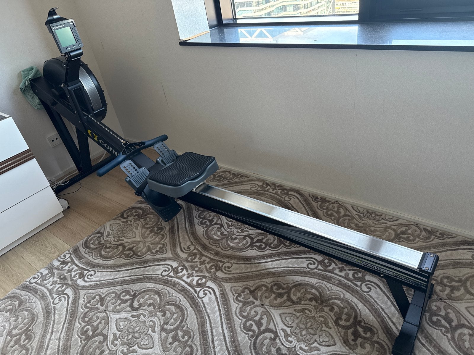 Concept2 Roeitrainer met PM5 monitor, Ophalen, Gebruikt, Armen, Metaal