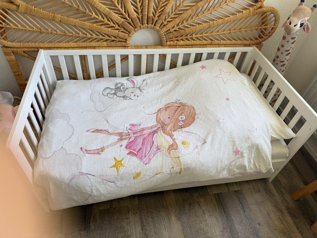 Peuter bed met lade, Kinderen en Baby's, Kinderkamer | Bedden, Ophalen, Gebruikt, 70 tot 85 cm, Matras