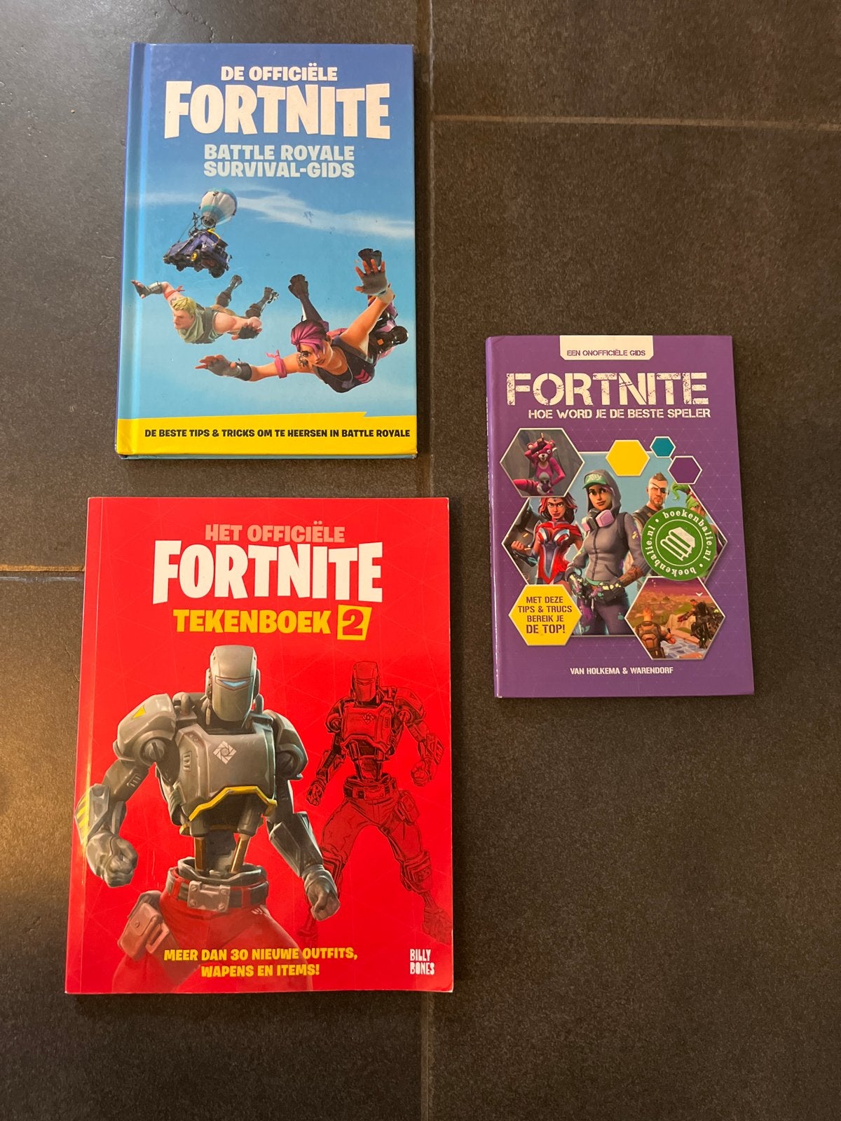 Fortnite Boeken Set: Survival Gids, Tekenboek NIEUW & Tips, Ophalen of Verzenden, Gelezen
