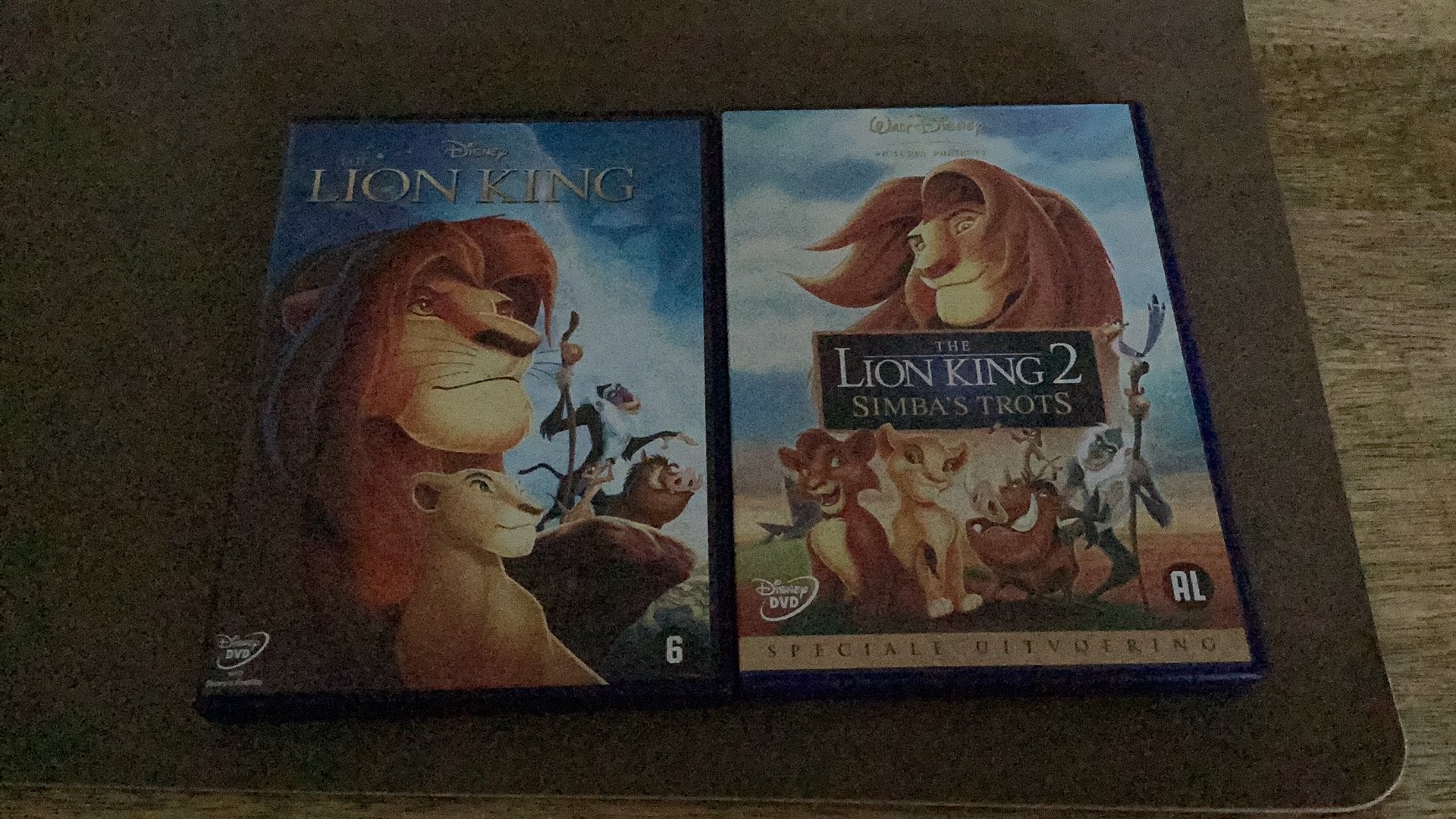 Lion king 1 ,2 dvd, Alle leeftijden, Ophalen of Verzenden, Zo goed als nieuw