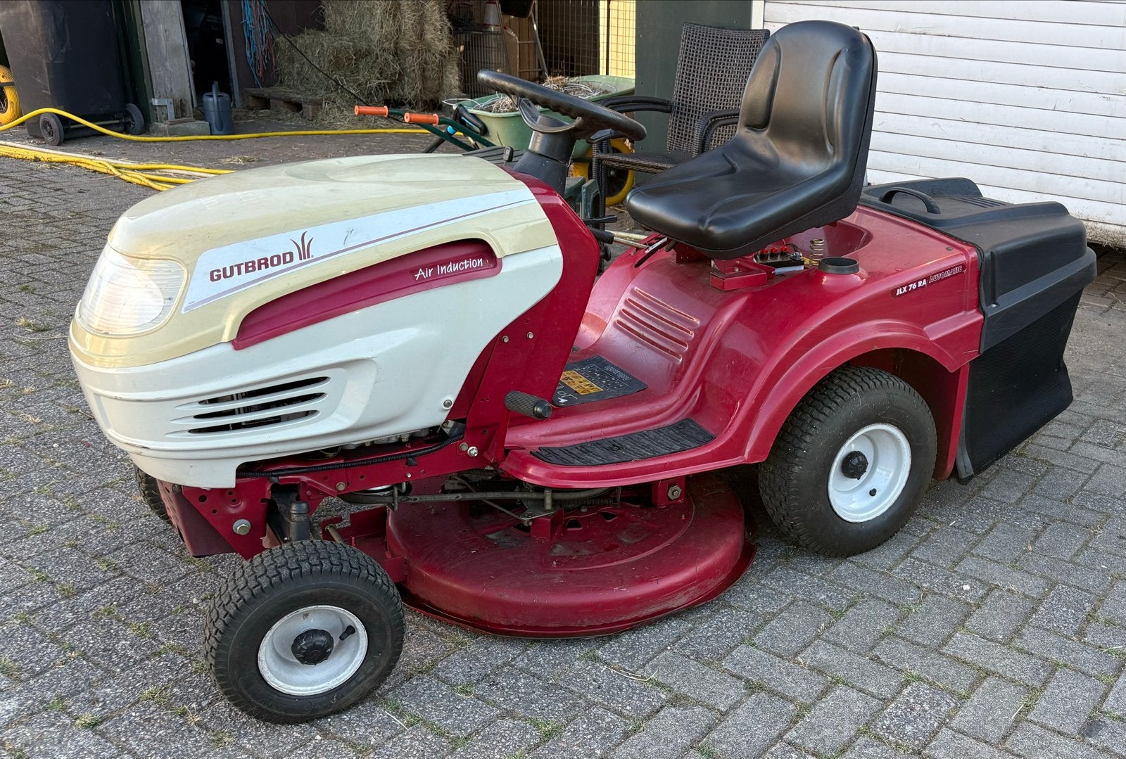 Gutbrod Zitmaaier, Ophalen, Cirkelmaaier, Gebruikt, Opvangbak
