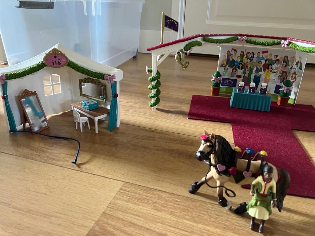 Schleich Paardenshow Set met Accessoires, Ophalen of Verzenden, Gebruikt, Jongen of Meisje