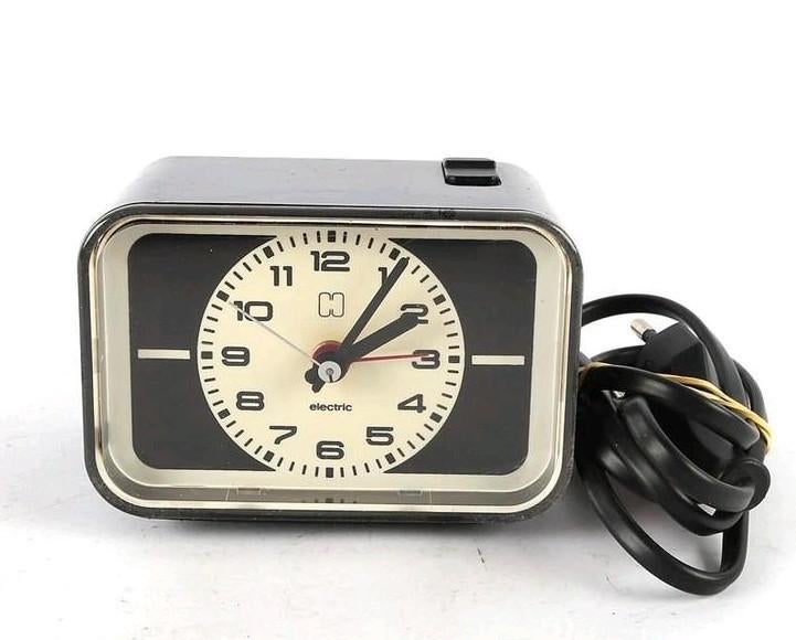 Hema EK 123 vintage wekker uit de jaren 70, Ophalen of Verzenden