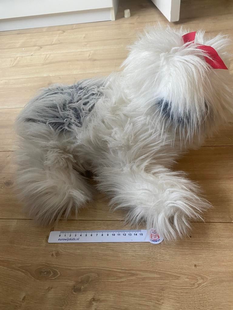 Grotr knuffel Bobtail of Old English Sheepdog, Ophalen, Zo goed als nieuw, Overige typen