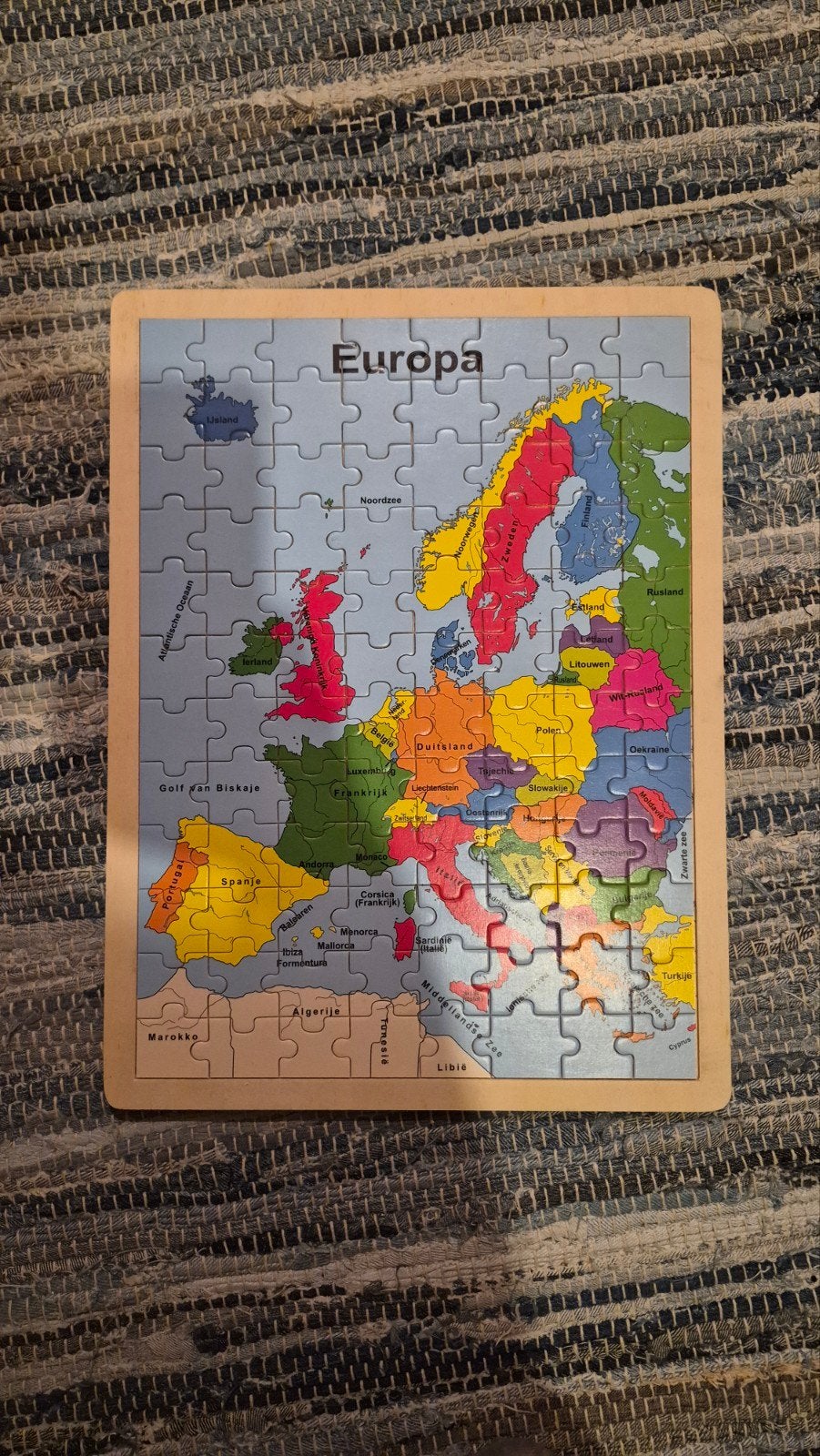 Puzzel Europa, Ophalen of Verzenden, Meer dan 50 stukjes, Zo goed als nieuw