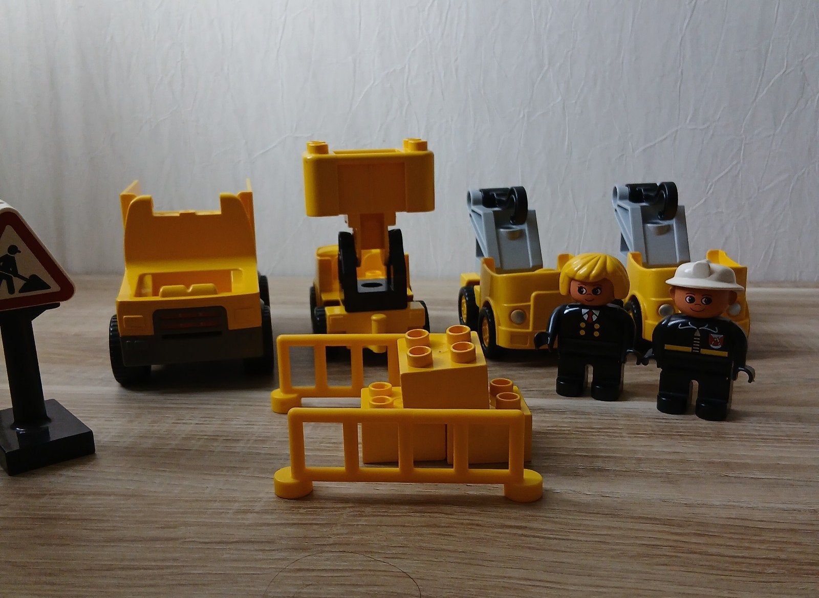 Lego Duplo  Bouwplaats 4 Werkvoertuigen Enz, Overige thema's, Ophalen of Verzenden, Zo goed als nieuw, Duplo