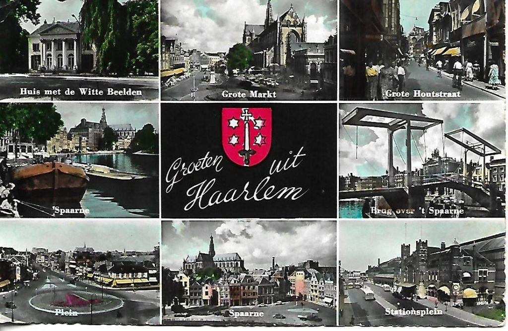 Haarlem- -8-luik., Verzenden, 1960 tot 1980, Gelopen, Noord-Holland