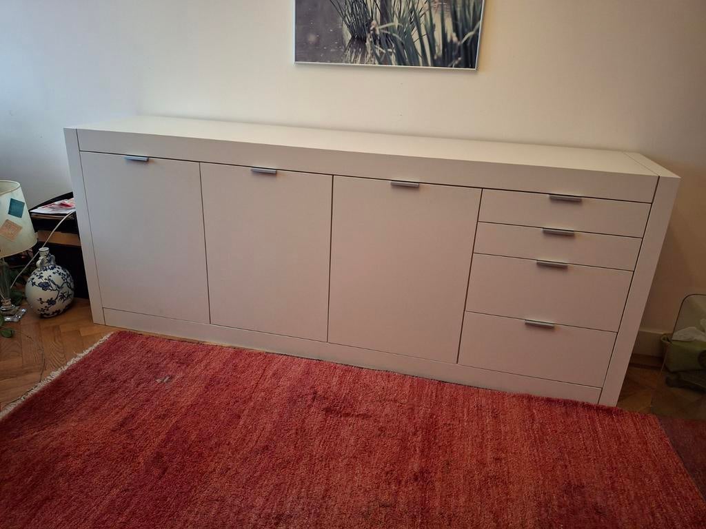 Pastoe sideboard zandkleur, Ophalen, Gebruikt, 25 tot 50 cm, 200 cm of meer