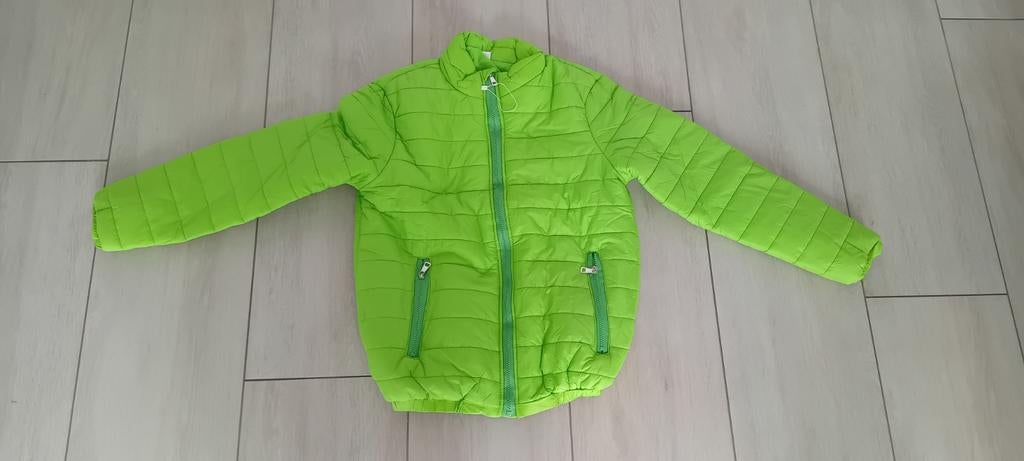 Felgroene gewatteerde jas - Maat M, Kleding | Heren, Ophalen of Verzenden, Nieuw, Groen