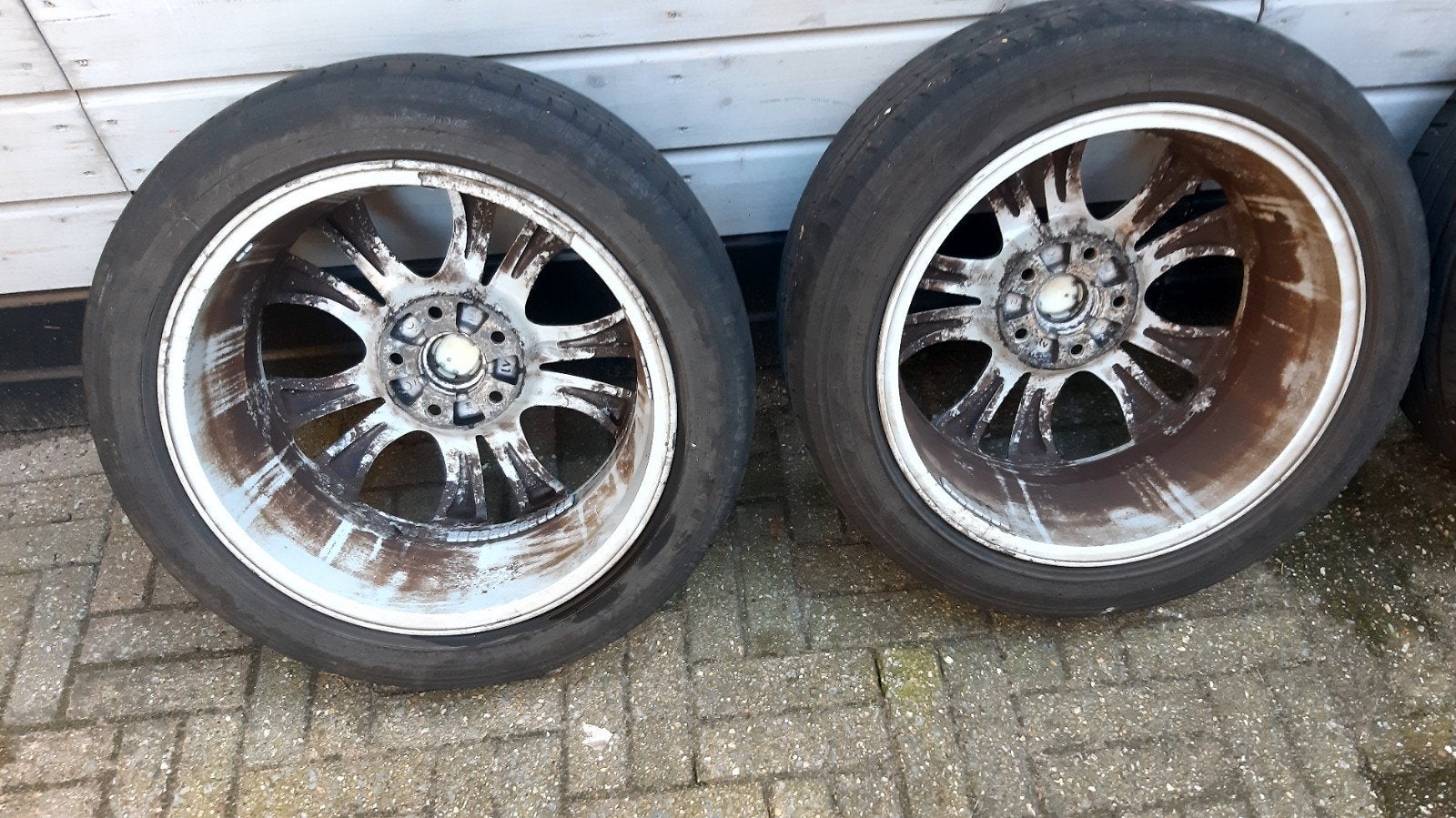 liichtmetalen velgen met banden 17 inch mazda 3, Auto-onderdelen, Ophalen, Mazda