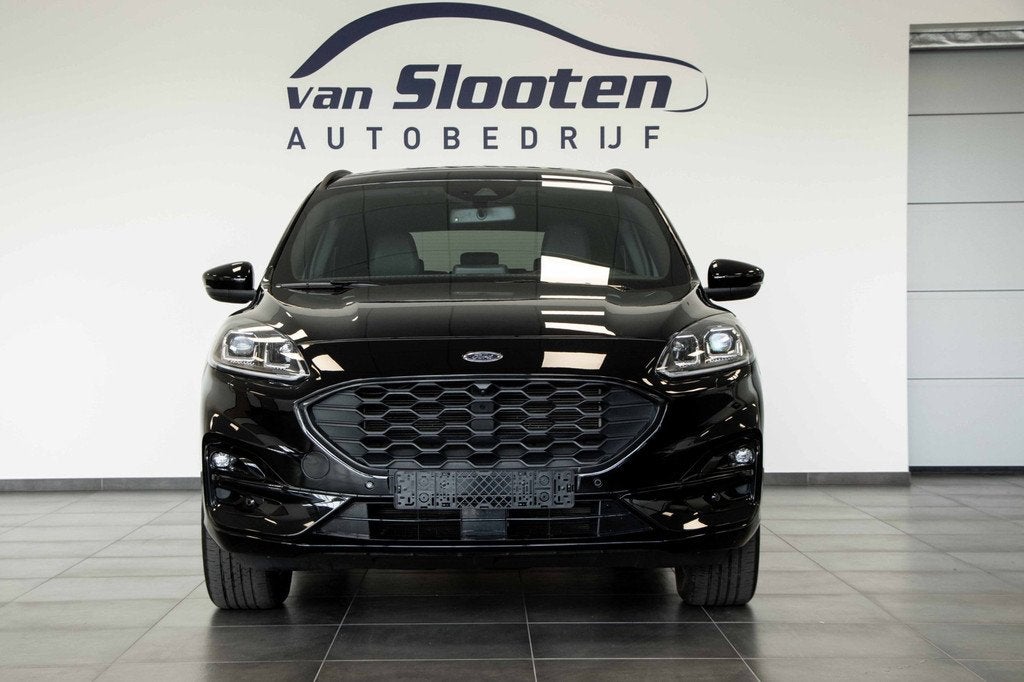 Ford Kuga 2.5 PHEV ST-Line X| Navi| Camera| Electrische Acht, Auto's, Ford, Gebruikt, Zwart, 4 cilinders, Bedrijf