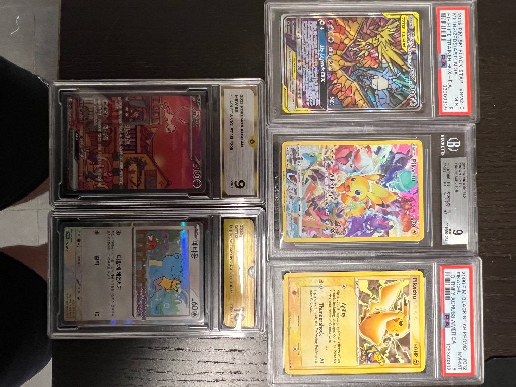 Pokemon slabs, Ophalen of Verzenden, Zo goed als nieuw