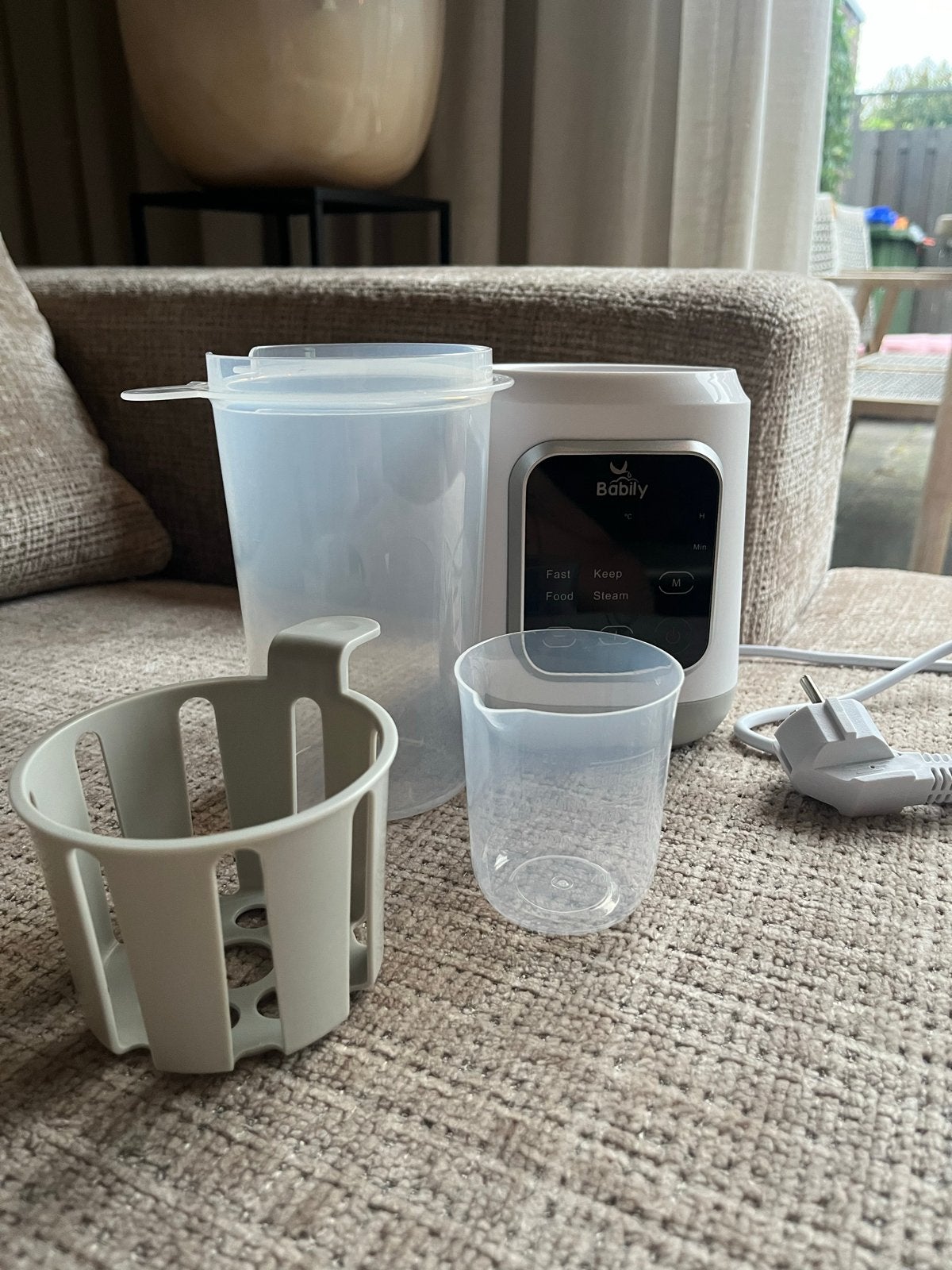 6 in 1 Babily Flessen- en potjesverwarmer, Kinderen en Baby's, Babyvoeding en Toebehoren, Nieuw, Ophalen of Verzenden, Wasbare/afneembare hoes
