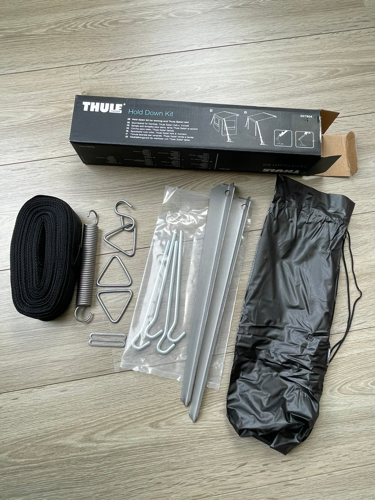 Thule Hold Down Kit 307906 - type met 1 band van 11 meter, Ophalen of Verzenden, Zo goed als nieuw
