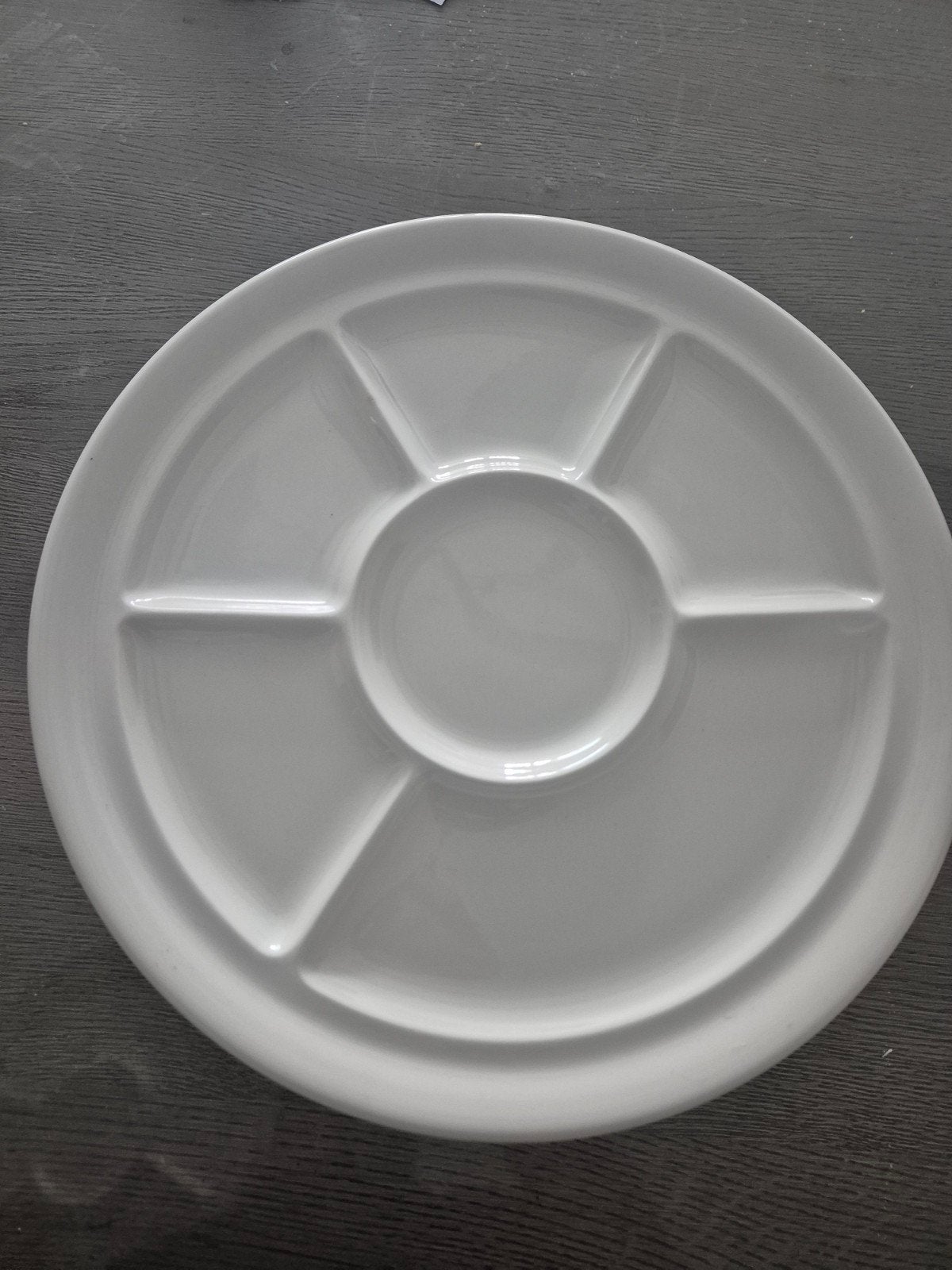 8 Grote Ivoor/Roomwit Gourmet Borden - Pagnossin Ironstone, Huis en Inrichting, Keuken | Servies, Overige merken, Keramiek, Ophalen of Verzenden