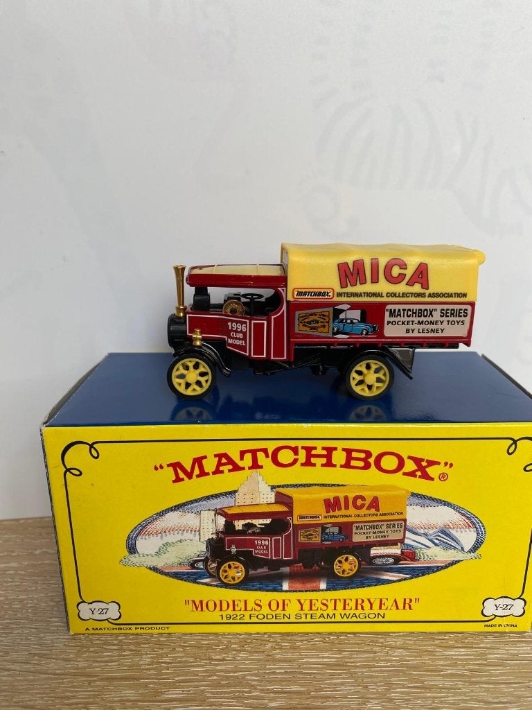 Matchbox Models of Yesteryear 1922 Foden Steam Wagon, Hobby en Vrije tijd, Modelauto's | 1:43, Ophalen of Verzenden, Zo goed als nieuw