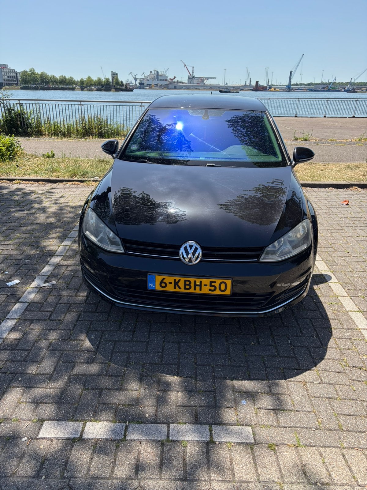 Volkswagen Golf 1.4 TSI 90KW DSG 2013 Zwart, Auto's, 4 cilinders, Origineel Nederlands, 1395 cc, 630 kg