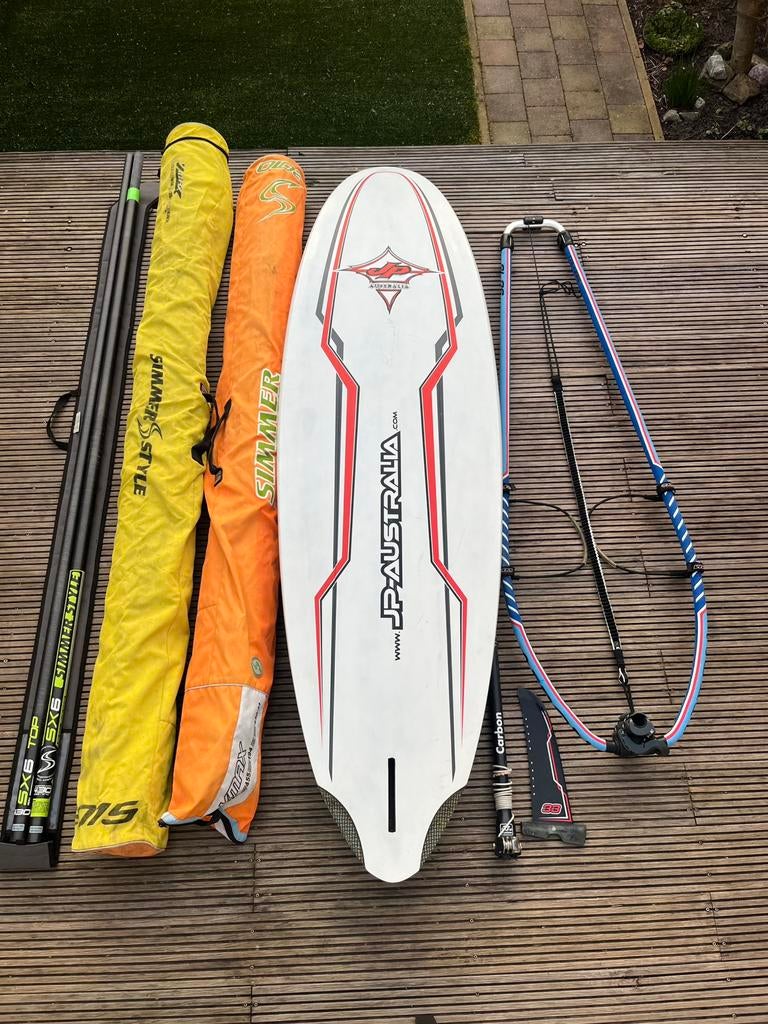 Surfspullen JP slalom JP Wave Simmer V-max 6,6 giek mast, Watersport en Boten, Windsurfen, Ophalen, Minder dan 250 cm, Met vin(nen)
