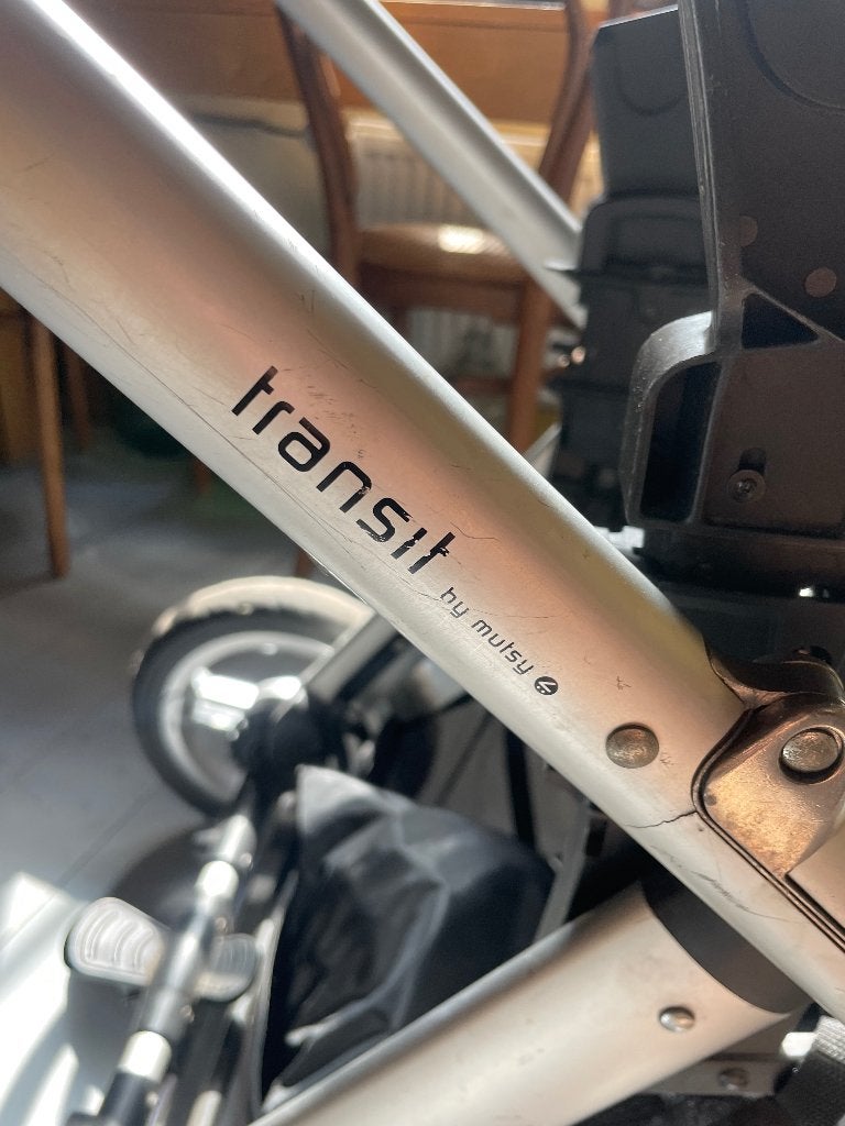 Transit mutsy kinderwagen onderstel, Gebruikt, Verstelbare duwstang, Mutsy, Ophalen