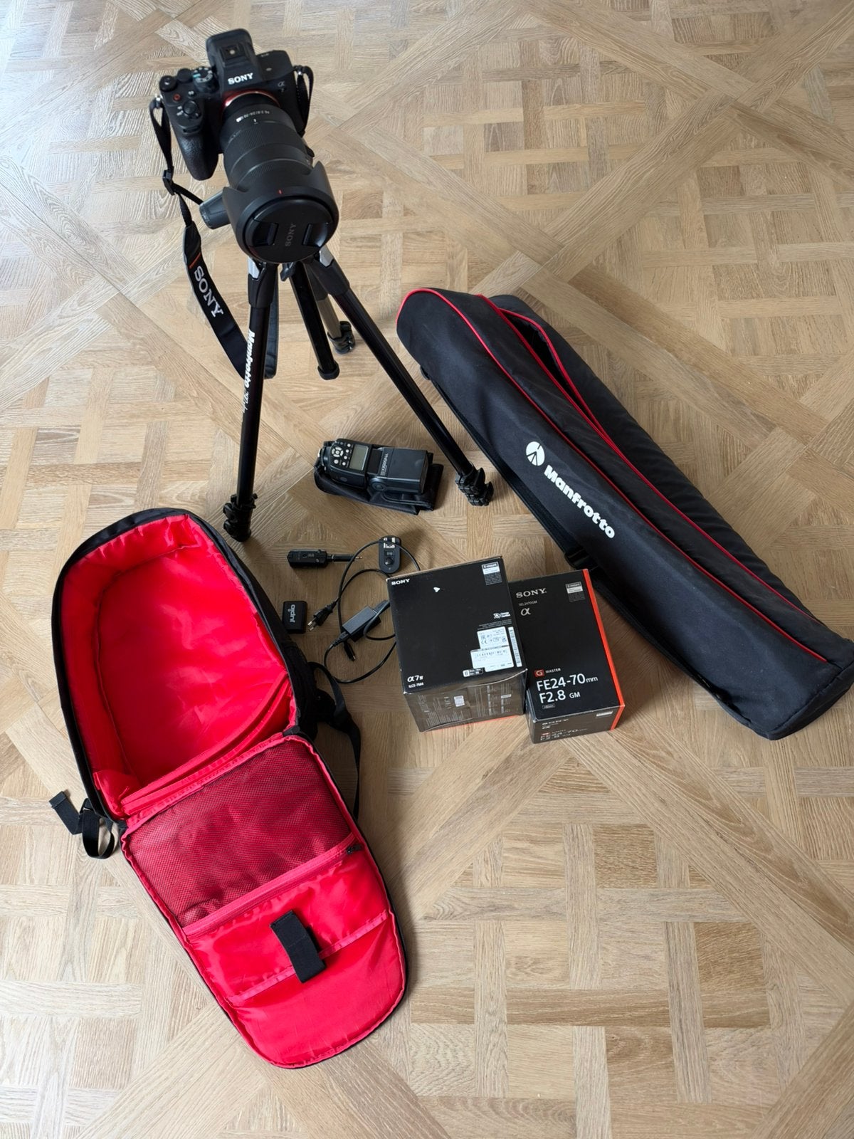 Prof set: Sony A7 IV 13468 clicks, + FE24-70mm F2.8 GM lens, Ophalen, Zo goed als nieuw