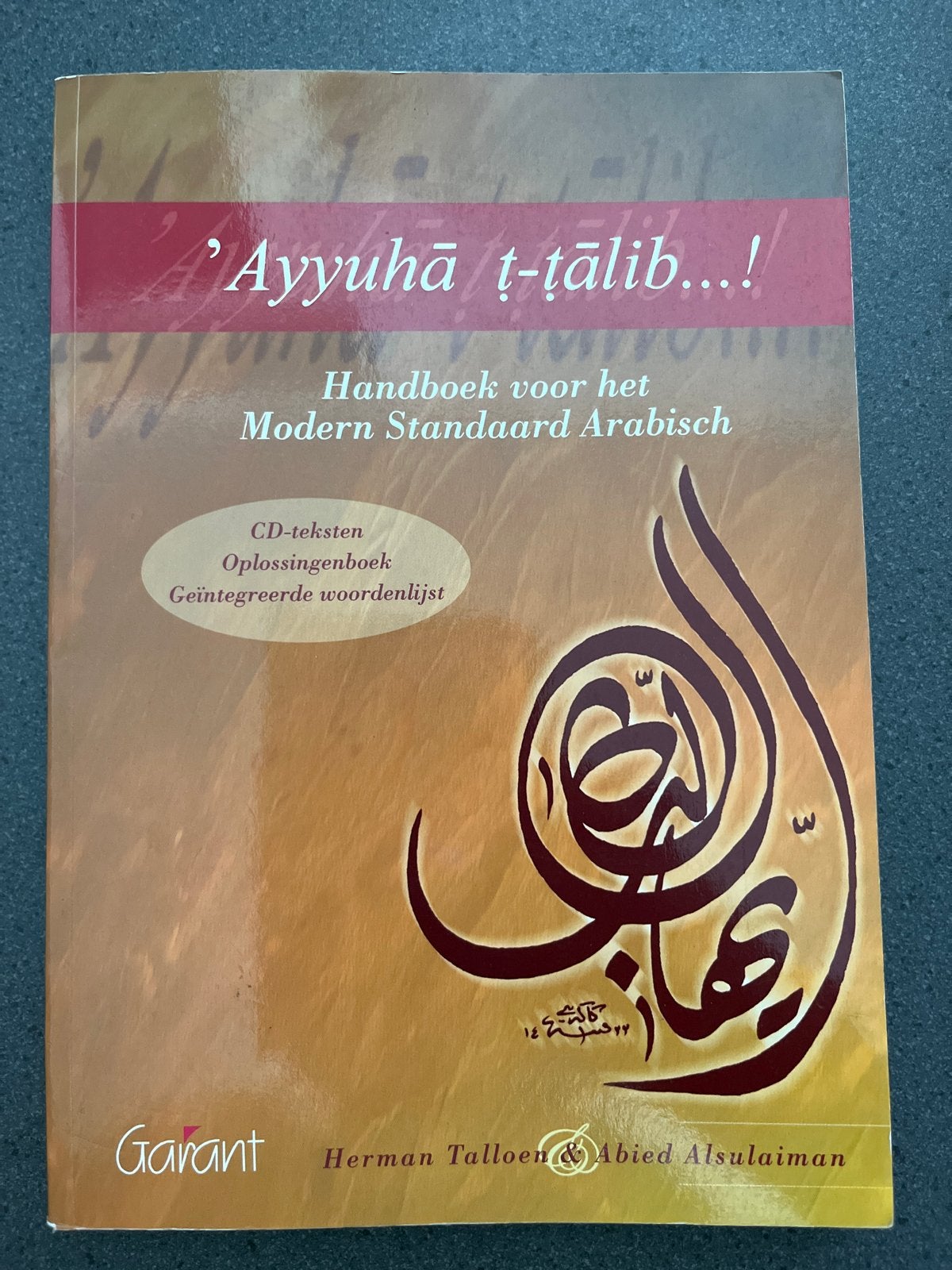 Ayuhā t-tālib...!: Handboek Modern Standaard Arabisch, Boeken, Ophalen of Verzenden, Zo goed als nieuw, Non-fictie