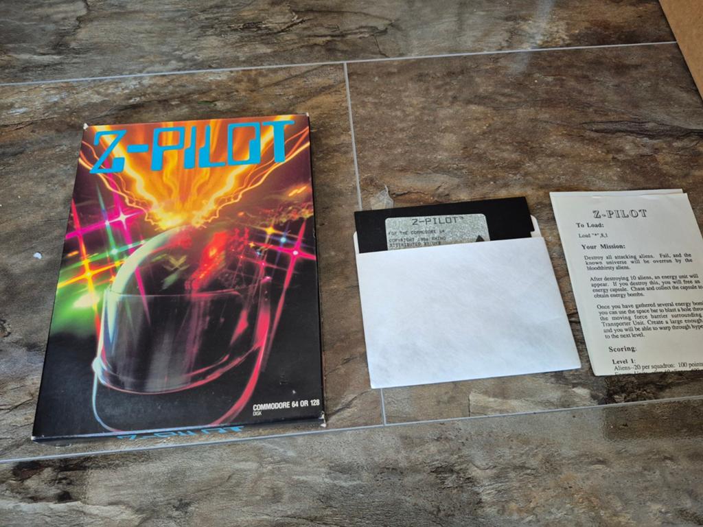 Commodore 64 C64 Disk Game: Z-Pilot - Klassieke Shooter, Gebruikt, Shooter, 1 speler, Ophalen of Verzenden