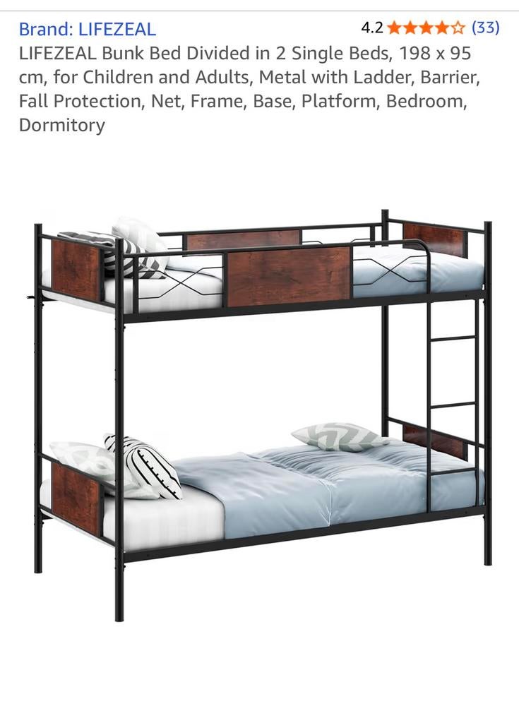 Convertable bunkbed stapelbedden, Huis en Inrichting, Slaapkamer | Stapelbedden en Hoogslapers, Ophalen, Zo goed als nieuw, Eenpersoons