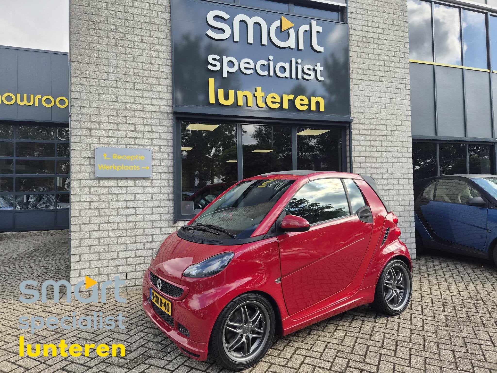 smart fortwo cabrio 1.0 BRABUS Red Edition! uniek!, Auto's, Automaat, Euro 5, Achterwielaandrijving, Gebruikt