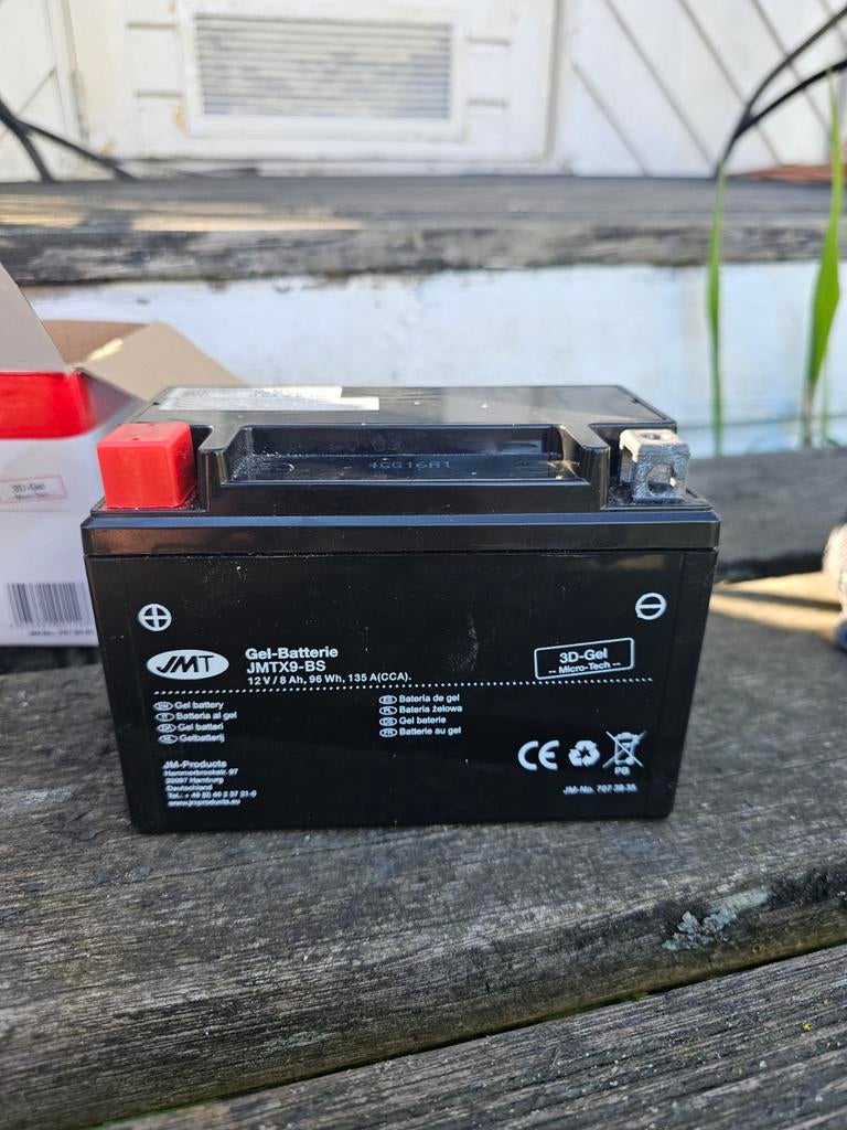 JMT Accu Gel YTX9-BS Motoraccu zgan batterij, Ophalen of Verzenden