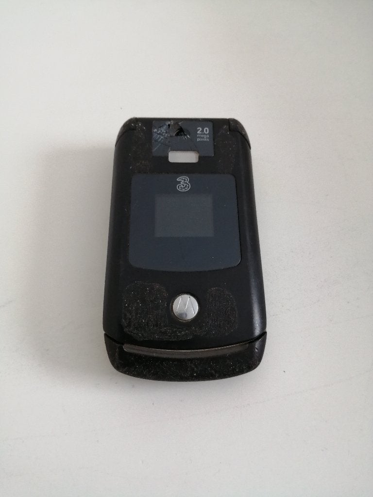 OP=OP!!! Zéér Zeldzame Motorola Razr Vx3 Klap Fliptelefoon, Gebruikt, Verzenden, Zwart, Fysiek toetsenbord