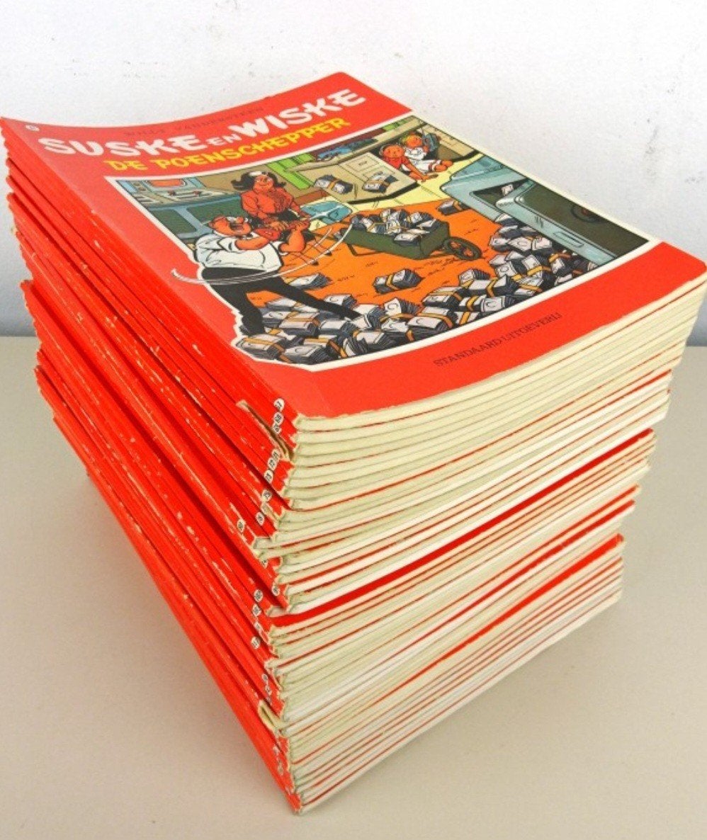 Collectie Suske en Wiske stripboeken, Meerdere stripboeken, Ophalen of Verzenden, Gelezen