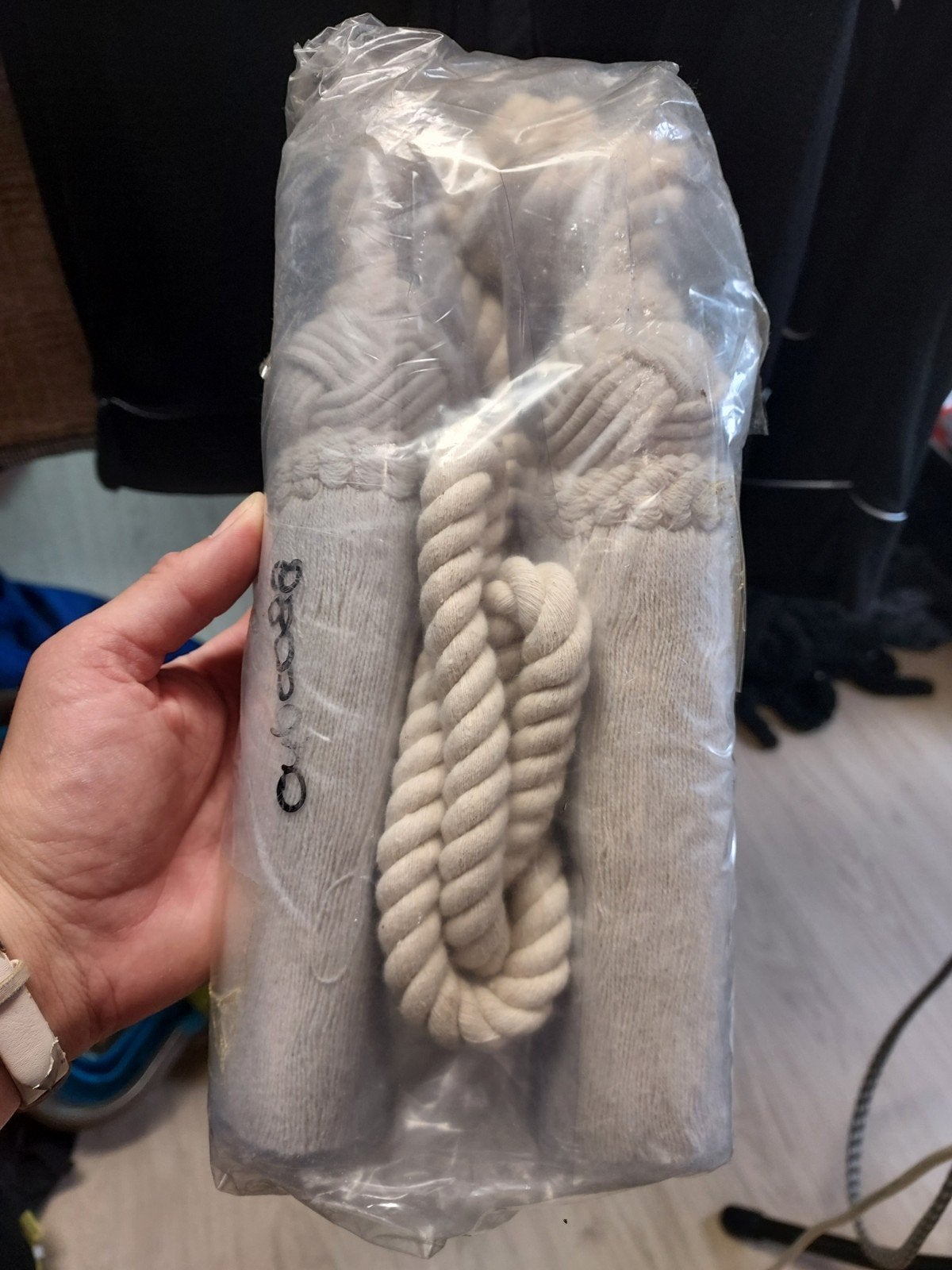 Gordijn houder, Huis en Inrichting, Ophalen of Verzenden, Nieuw, Crème, Minder dan 100 cm