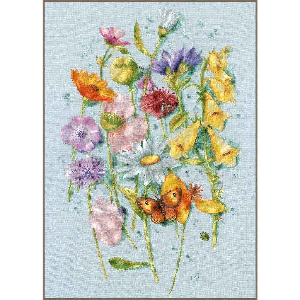 Borduurpakket One flower of each pn0200466, Hobby en Vrije tijd, Borduren en Borduurmachines, Geen, Geen, Nieuw, Ophalen of Verzenden