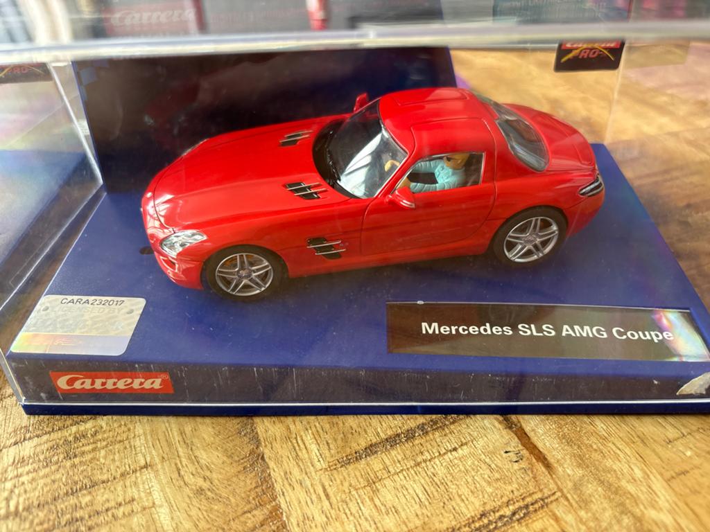 Carrera Digital 1:32 Mercedes SLS AMG Coupe Rood, Kinderen en Baby's, Speelgoed | Racebanen, Ophalen of Verzenden, Zo goed als nieuw