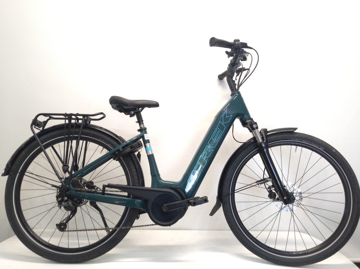 Trek Verve+ 3 Lowstep S Juniper 545WH €1795,00 Dames Juniper, Fietsen en Brommers, Elektrische fietsen, Gebruikt, -, -, -