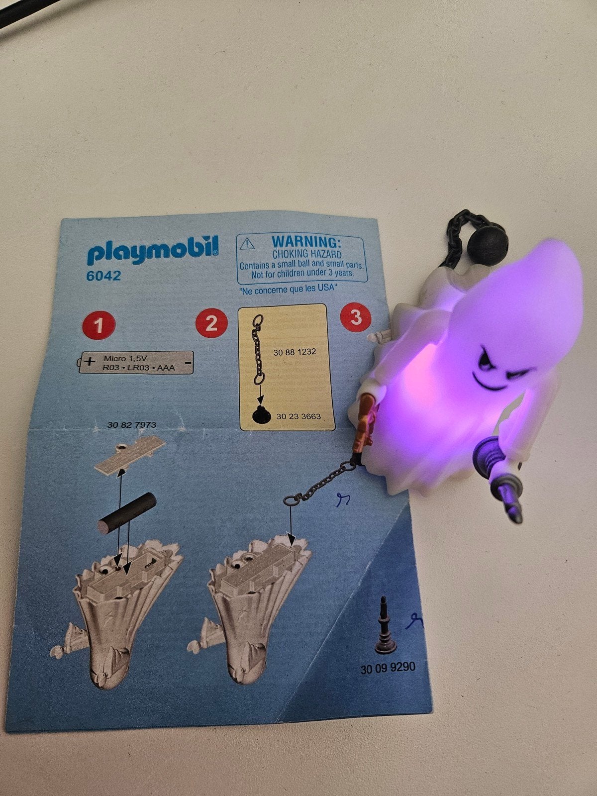 Playmobil 6042 Spook met lichtgevende ketting, Ophalen of Verzenden