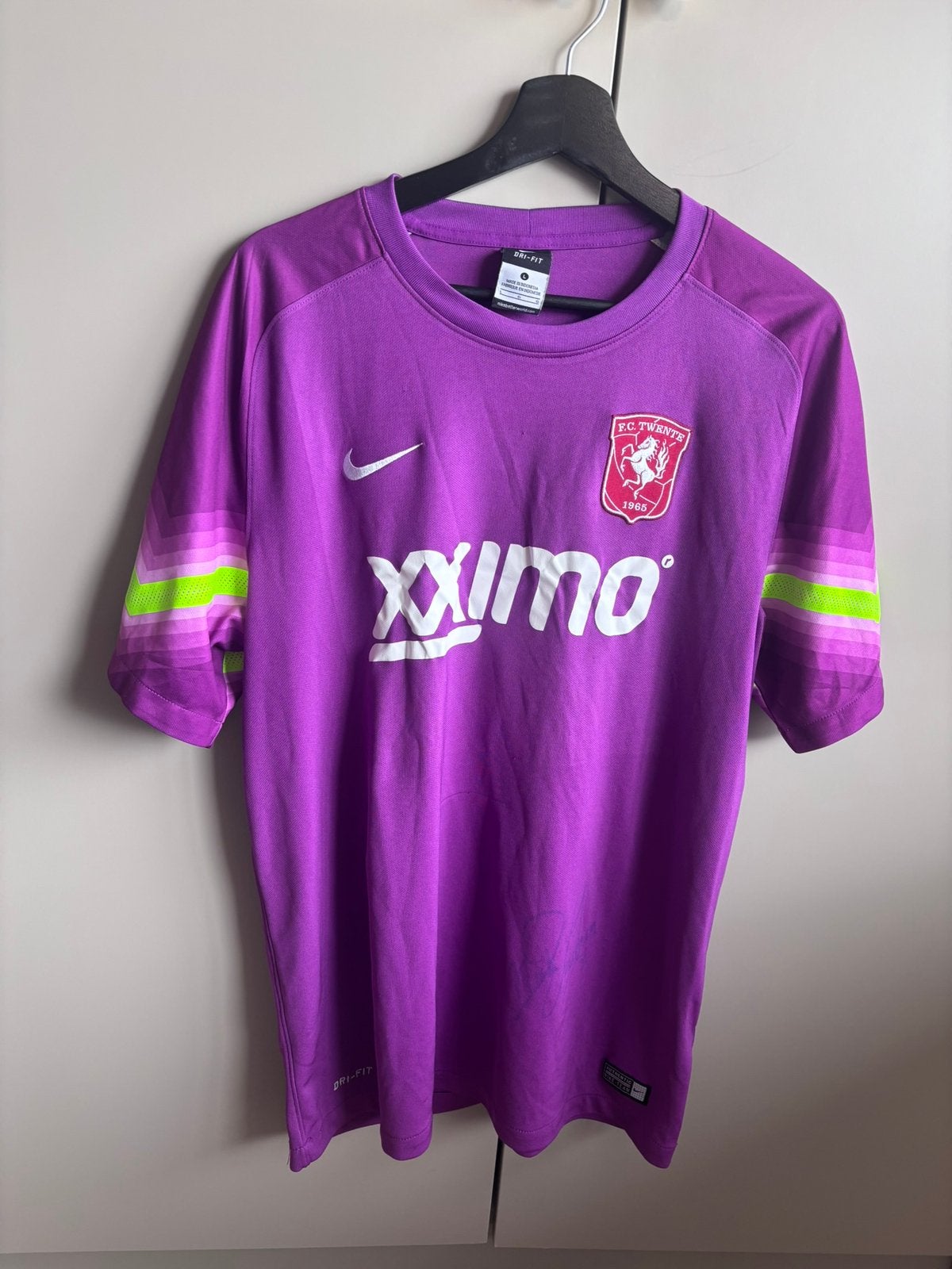 Gesigneerd Nick Marsman FC Twente shirt 2014-2015, Ophalen of Verzenden, Zo goed als nieuw, Shirt